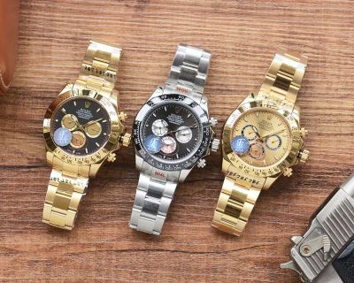 ROLEX Daytona Seris Stainless Steel 43MM Black Watch